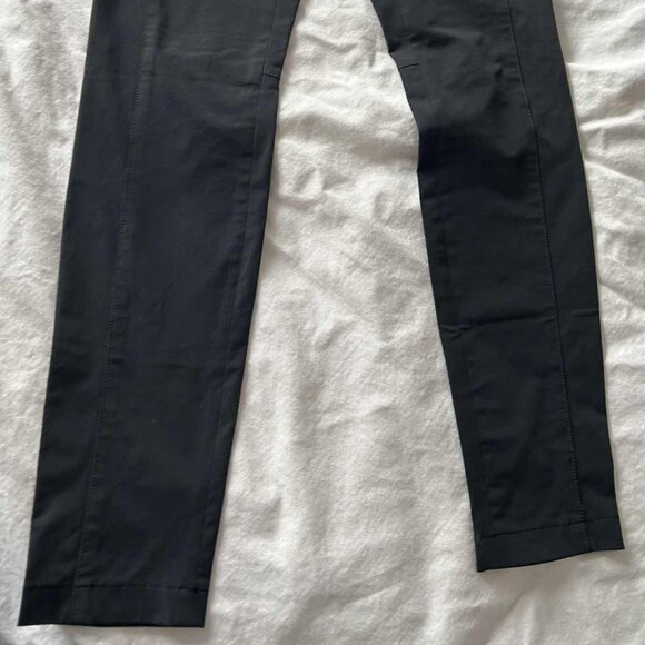 Luisa Cerano Charcoal Moto-Stitch Zip Pocket Ankle Slim Stretch Trousers – US 4 - Picture 3 of 8